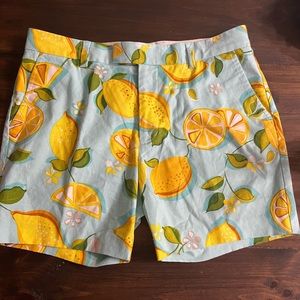 Statement shorts, excellent quality men’s shorts. Blue shorts with lemons 🍋